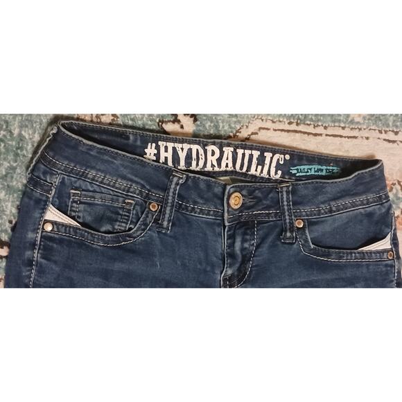 Hydraulic Bailey Low-Rise Bootcut Women’s Size 7/8 Jean With Embroidered Pockets - Picture 10 of 10